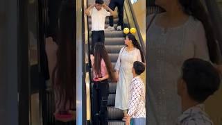 Kiss prank on Esclotoar shorts funny prankvideo trendingshorts prankdekhoindia comedyprank [upl. by Materi]