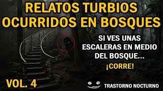 LAS ESCALERAS EN EL BOSQUE Y MÁS RELATOS TURBIOS OCURRIDOS EN BOSQUES  VOLUMEN 4 [upl. by Nicolea]