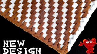 Super Beautiful doormat idea doormat making at home paydan banane ka tarika basic macrame knots [upl. by Ahsatam842]