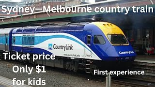 SydneyMelbourne country train  long train journey experienceexplore sydney melbourne [upl. by Taggart]