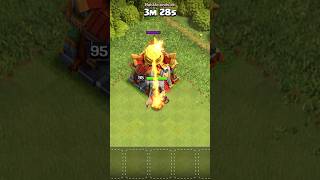 95 Leval King 👑 Vs Full Max Town Hall Attack Clash Of Clans Coc Shorts [upl. by Adnohrahs]