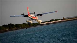 Seaplanes landing in Male Maldives [upl. by Flori]