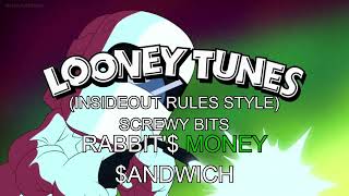 Looney Tunes InsideOut Rules Style Screwy Bits  Rabbit Money andwich [upl. by Cob]