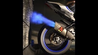 Yamaha R1 RN49 Prüfstand Dynorun Fire [upl. by Satsoc594]