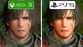 Final Fantasy 16 PS5 vs Xbox Series X Graphics Comparison [upl. by Ruyle632]