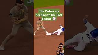 THE PADRES ARE HEADING TO THE POSTSEASON THANKS TO THE GAMEENDING TRIPLE PLAY 🤯 shorts reaction [upl. by Neo]