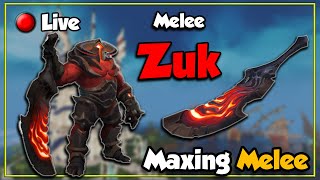 Melee Zuk  discord melee  Maxing Melee Live 7 [upl. by Porche]