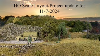 HO Scale Layout and Project update 1172024 [upl. by Claudie]