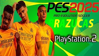 NOVO PES2025 NO PLAYSTATION 2 Ps2 aethersx2 pcsx2 Opl [upl. by Eanehs]