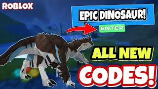 ALL NEW CODES in DINOSAUR SIMULATOR 2020  Epic Dinosaur ROBLOX [upl. by Yecats]