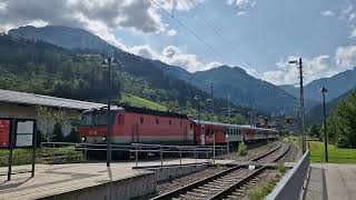 Durchfahrt des Schnellzug 502 quotKalkalpenquot am 25082024 in Spital am Pyhrn [upl. by Goodill832]