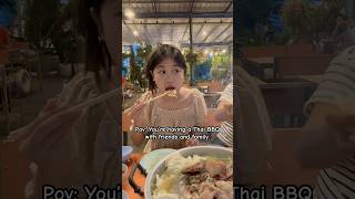 If you don’t try a Thai BBQ in thailand you’ll miss out food relateable vacation thailand 😋 [upl. by Neisa]