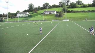 Gaelic Football 3 on 3 goal drill [upl. by Rehpretsirhc890]