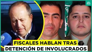 Fiscales aclaran detención de presuntos autores de crimen de Carabineros en Cañete [upl. by Nanni]