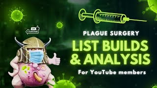 Death Guard List Analysis  The Plague Surgery Ep13  The Disgustingly Resilient Podcast [upl. by Maure]