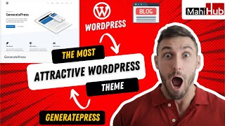 Is GeneratePress REALLY the MOST ATTRACTIVE WordPress Theme You Wont Believe This [upl. by Bourgeois]