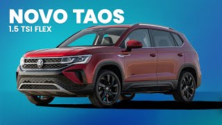 VW Taos 2024 pode estrear o MOTOR 15 TSI EVO2 FLEX [upl. by Arakal]