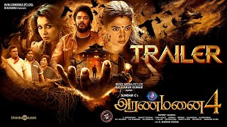 Aranmanai 4  Official Trailer  SundarC  Tamannaah  Raashii Khanna  Hiphop Tamizha [upl. by Htyderem449]