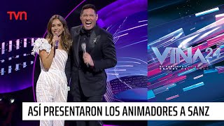 Así fue presentaron los animadores a Alejandro Sanz en el escenario de la Quinta Vergara [upl. by Erastes175]