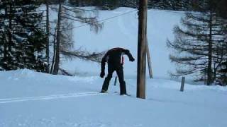 Skispringen nahe der Poschhütte Kaiserau [upl. by Lleumas]