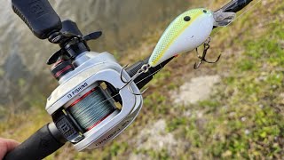 Fishing strike king crankbait for winter bass [upl. by Noeht]