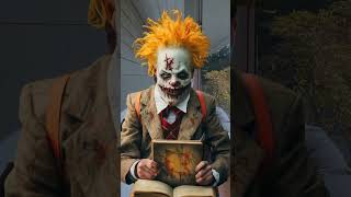 Psycho Clown Selling Girl Scout Cookies scary horrorshorts funny trump trending wwe [upl. by Bekha305]