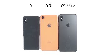 iPhone X vs XR vs Xs Max  Speed Test [upl. by Anomar524]