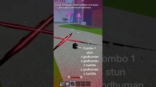 Tushita one shot combo blox fruit bloxfruit roblox bloxfruits [upl. by Sherar]