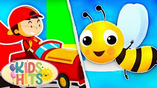 Color Song  Buzzy Buzzy Bee  Best Kids Songs amp Nursery Rhymes  Kids Hits [upl. by Alphonsine]