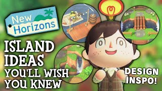 30 Island Ideas Youll WISH You Knew Sooner  Animal Crossing New Horizons [upl. by Sinnard]