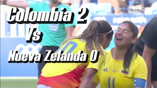 Colombia vs Nueva Zelanda olímpicos 2024 [upl. by Olva188]