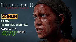 Hell Blade 2 Senuas Saga RTX 4070 Ti Super 4K Ultra HDR  Parte Final do Jogo [upl. by Hannahc]