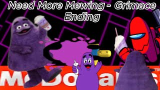 Need More Mewing  Grimace Ending  McDonald’s  ROBLOX [upl. by Almap175]