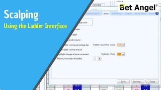 Trading on Betfair  Example of scalping using the ladder interface [upl. by Nylednarb]