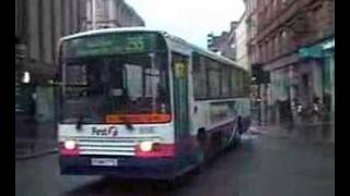 Buses in Glasgow 29th March 08 [upl. by Skillern39]