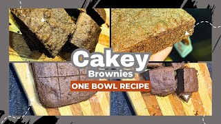 Bakery style brownies at home 🤩 brownies cakey easyrecipeforbeginners [upl. by Nagar]