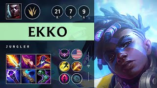 Ekko Jungle vs Zac Legendary  NA Master Patch 1418 [upl. by Emile510]