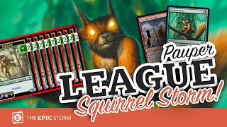 Turn one MTG Pauper combo See Chatterstorm before its banned — Modern Horizons 2 SquirrelStorm [upl. by Aitenev511]