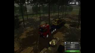 Holzfäller extrem mit Landwirtschafts Simulator 2011 HD  FORST MOD [upl. by Brod288]