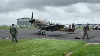 MK9 Spitfire at LeeOnSolent airport [upl. by Yerac824]