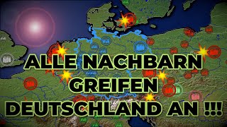 WAS PASSIERT WENN ALLE NACHBARN DEUTSCHLAND ANGREIFEN  POWER AND REVOLUTION [upl. by Llib]