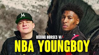 Ridin Horses w NBA YOUNGBOY on Grave Digger Mountain [upl. by Storer946]