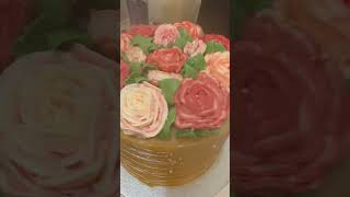 Yema cake with Buttercream Roses [upl. by Arakaj]