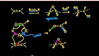 Epoxide formation and anti dihydroxylation  Alkenes and Alkynes  Organic chemistry  Khan Academy [upl. by Somerset892]