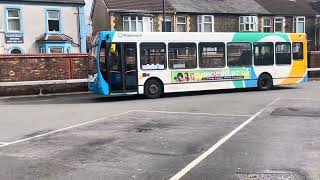 Bus Spotting Stagecoach South Wales Enviro 200 36402 CN11 BZR Route C to Penyrheol Part 1 [upl. by Kramal799]