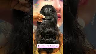 Clip Hair Extensions bhama emporio vijayawada hairstyle hairextensions wigs hair hairstyles [upl. by Sjoberg]