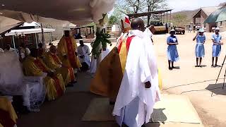 Bishop Ncube presenting Fr Gift Sibanda during his Ordination [upl. by Cacka]