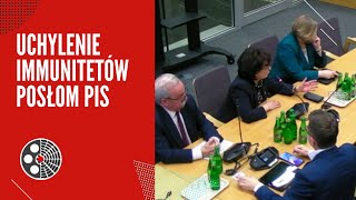 Sejm Uchylenie immunitetów posłom PiS [upl. by Purdy]