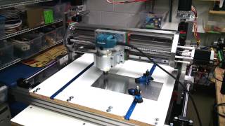 Custombuilt CNC RouterMill for hobby machining [upl. by Willa641]