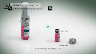 Chemfort® CSTD  Vial Adaptor Connection [upl. by Anahahs]